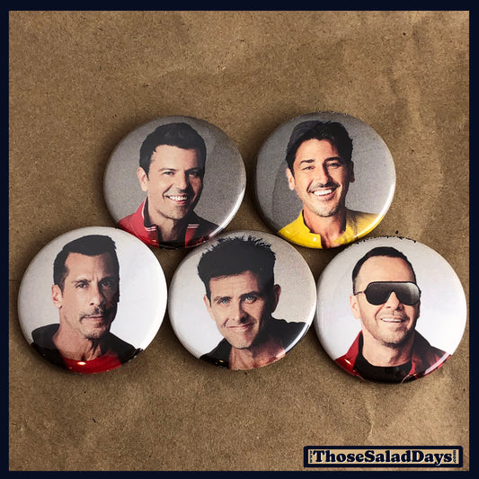 New (Old) Kids on the Block -Buttons- 5 Pack