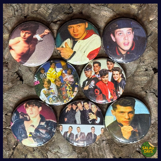New Kids on the Block -Buttons- 8 Pack