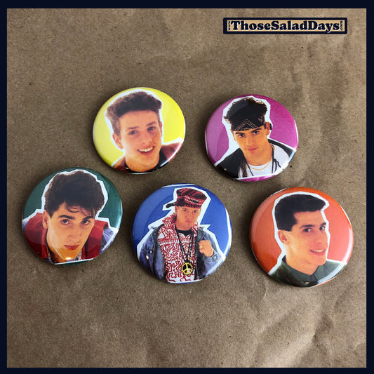 New Kids on the Block -Buttons- 5 Pack