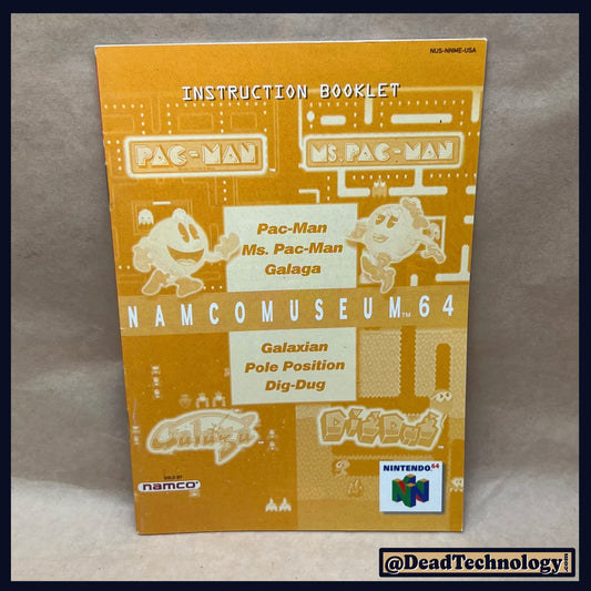 Namco Museum -Nintendo 64- Manual