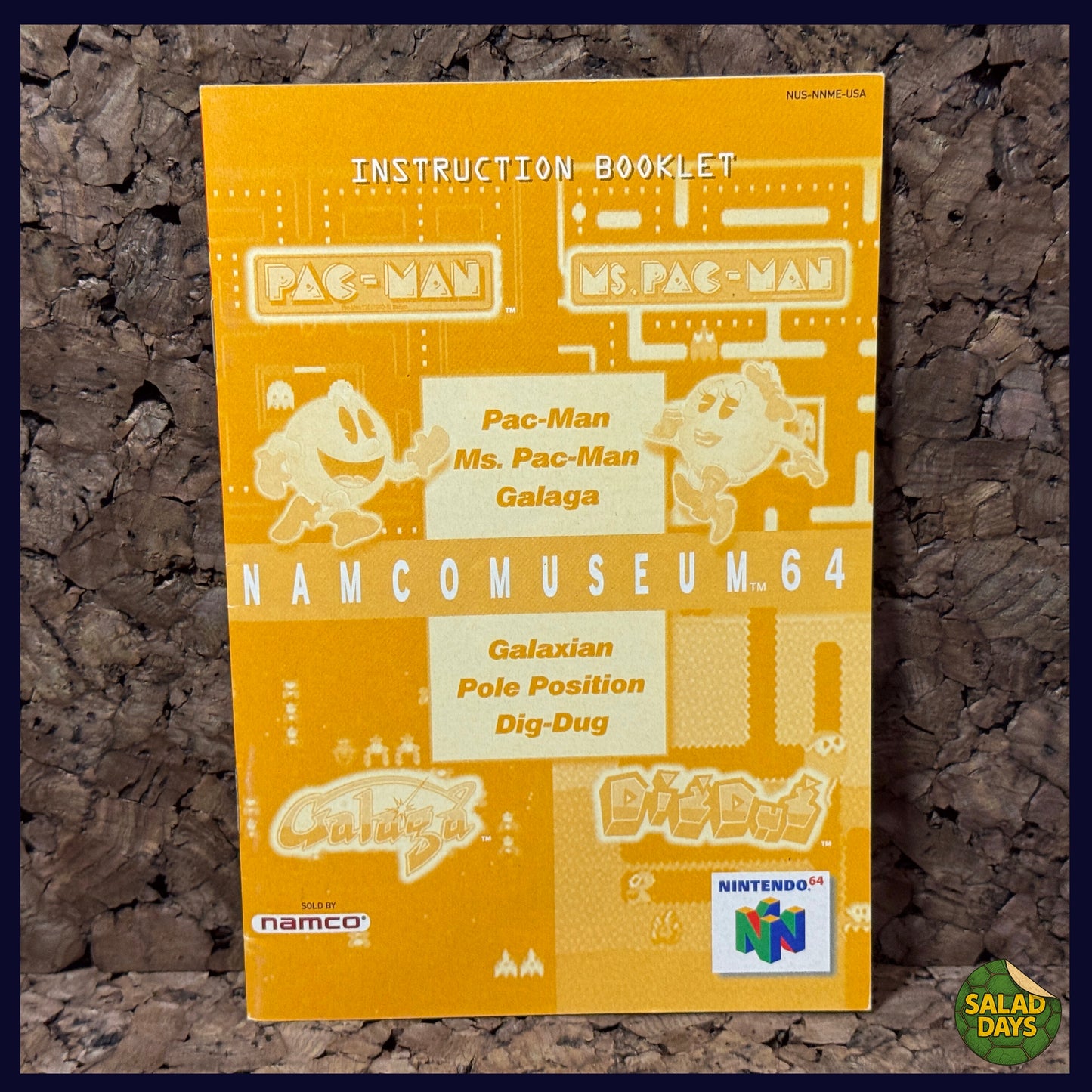 Namco Museum -Nintendo 64- Manual