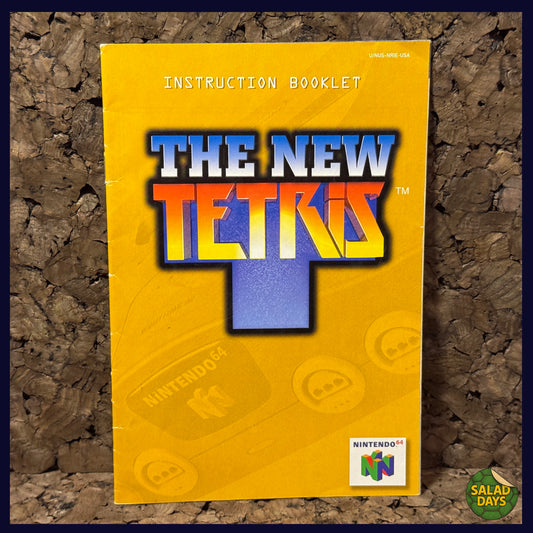 The New Tetris -Nintendo 64- Manual