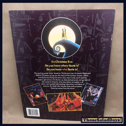 Nightmare Before Christmas -Poster Book- Tim Burton