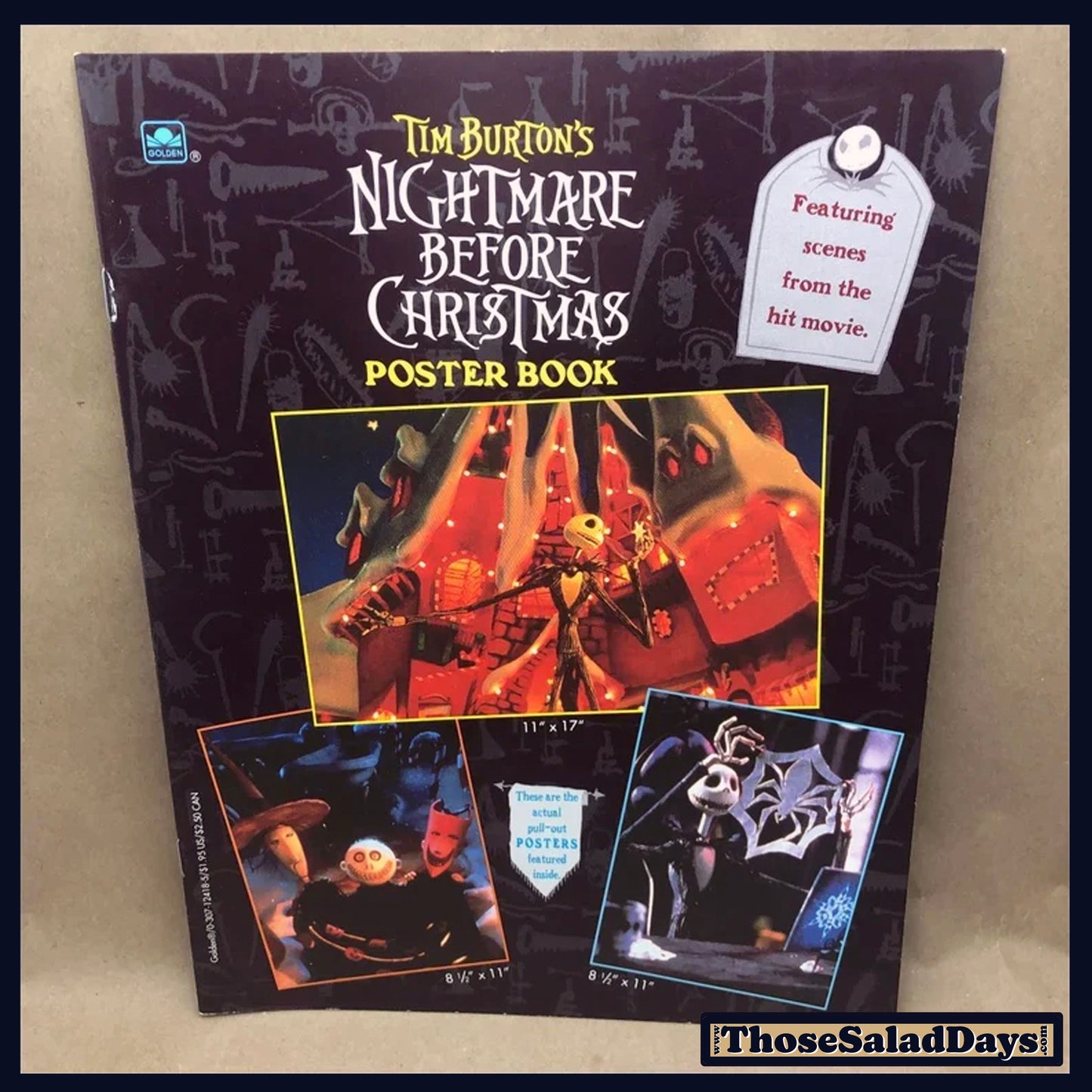 Nightmare Before Christmas -Poster Book- Tim Burton