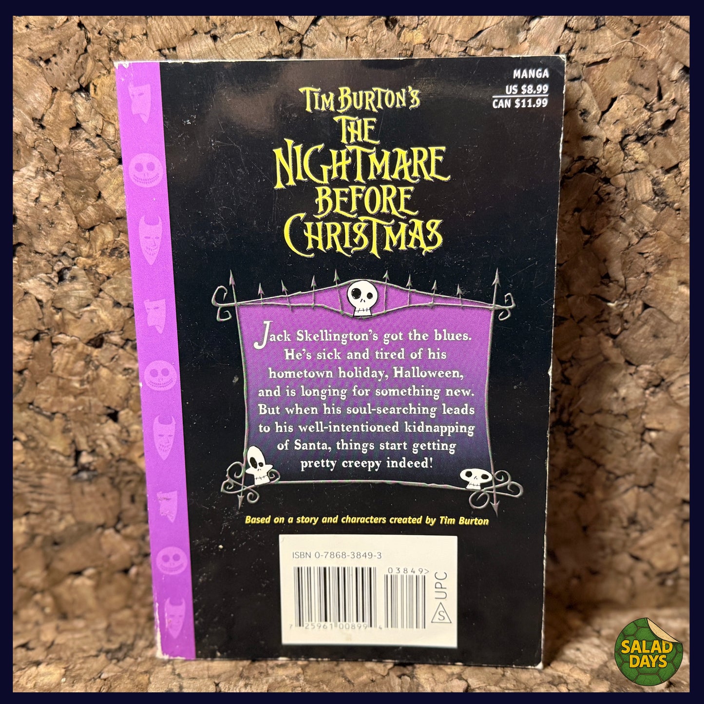 Nightmare Before Christmas Magna -Tim Burton- 1st Pressing Book