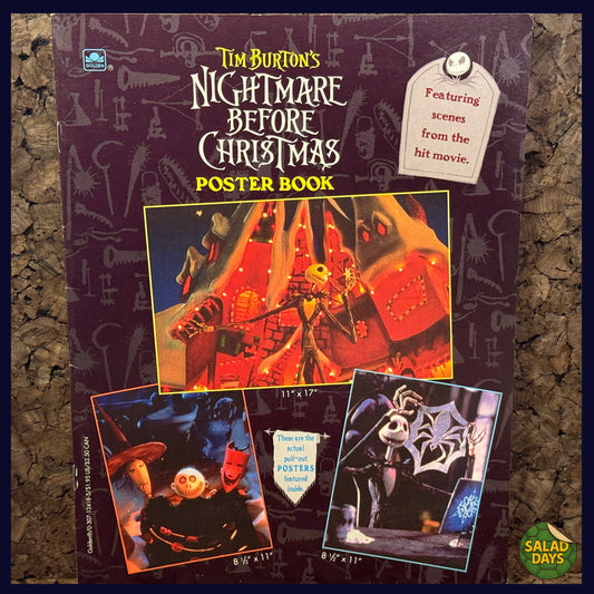 Nightmare Before Christmas -Poster Book- Tim Burton