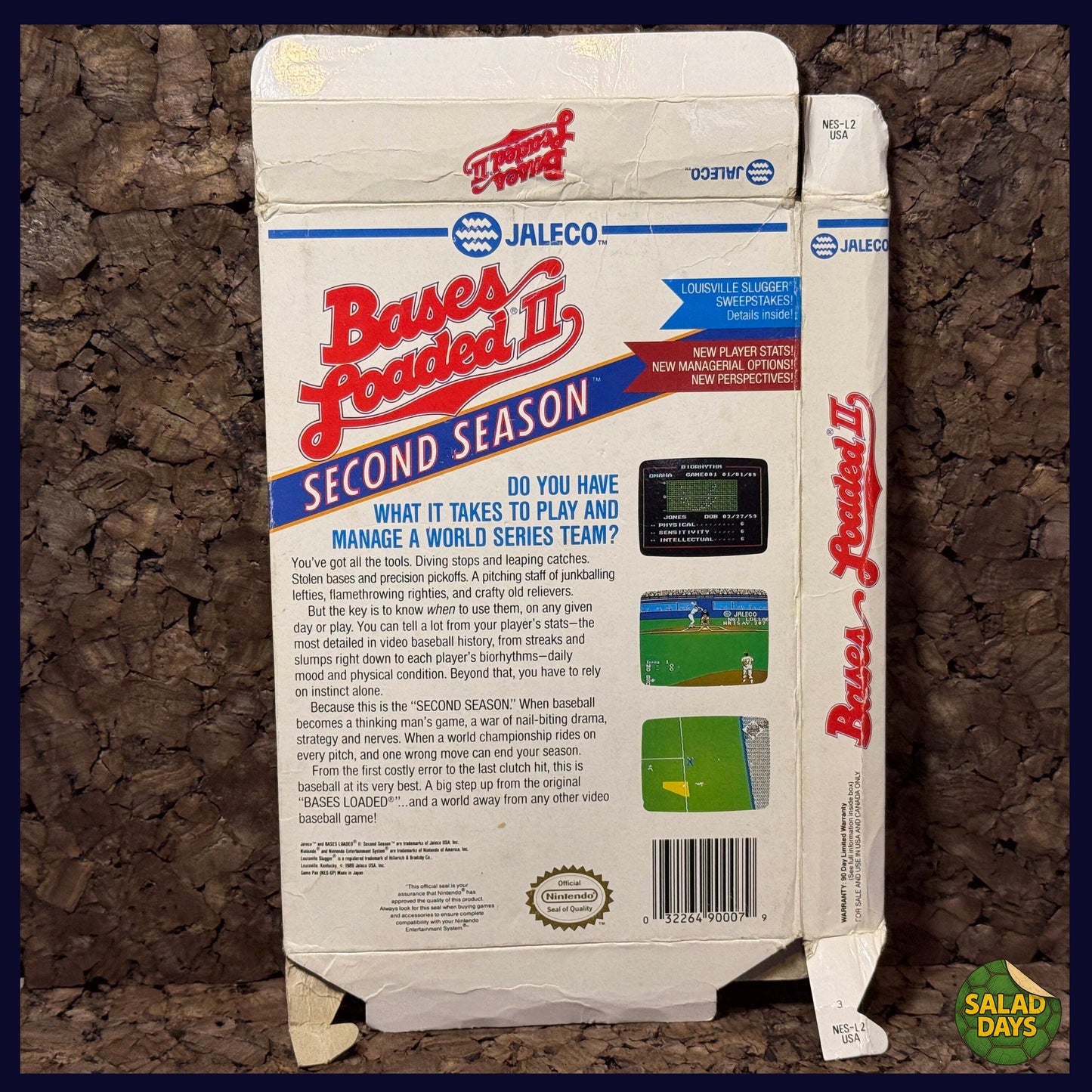 Bases Loaded 2 -Nintendo- Box Only