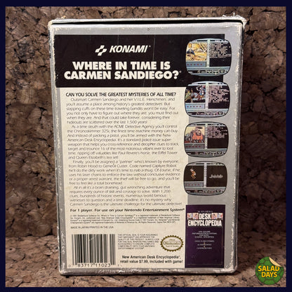 Carmen Sandiego -Nintendo- Where In The World Is