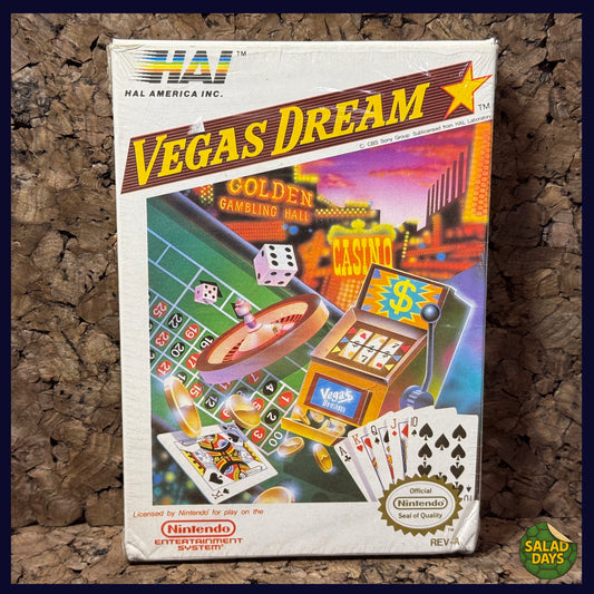 Vegas Dream Game -Nintendo Entertainment System- Complete