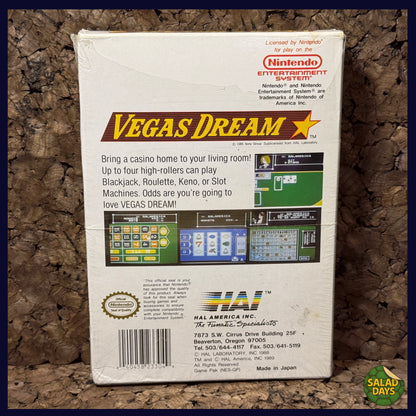 Vegas Dream Game -Nintendo Entertainment System- Complete