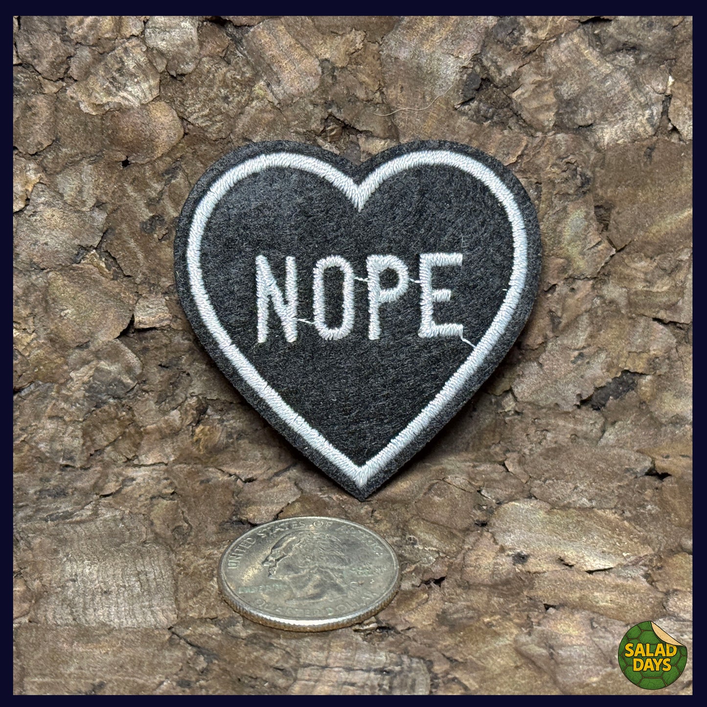 Nope -Iron On Patch-