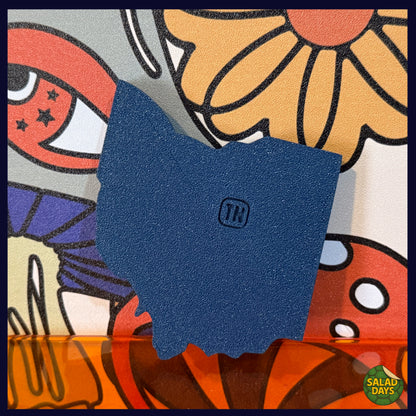 Ohio -State Magnet- Brick Styled with a Heart For Home