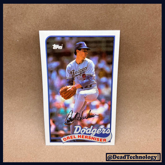 Orel Hershiser -Topp's Baseball Talk Card- Baseball Card