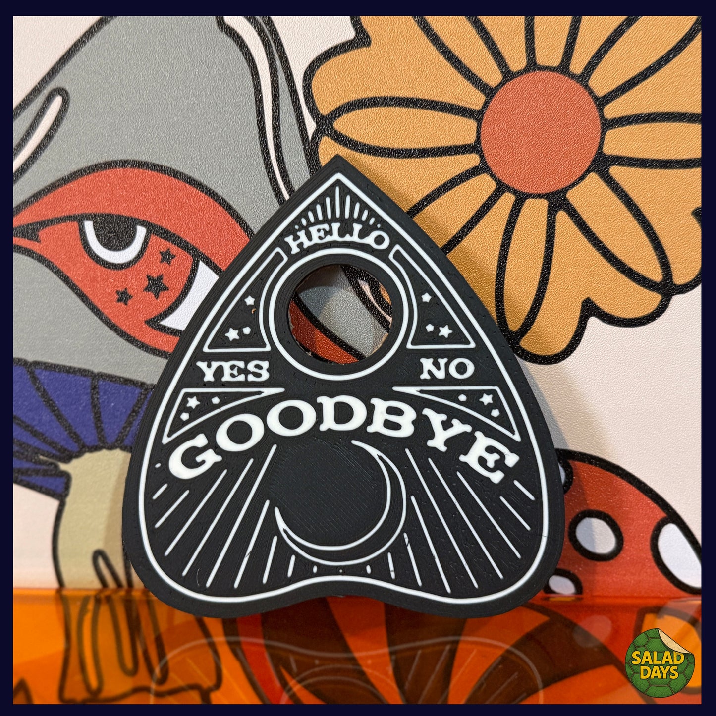 Planchette -Drink Coaster- Ouija Board