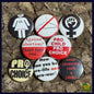 Pro-Choice -Buttons- 8 Pack
