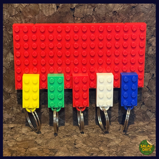 Brick Style -Keychains and Hanger-