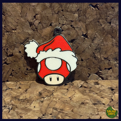 Toad Santa Hat -Ornament- Super Mario Bros