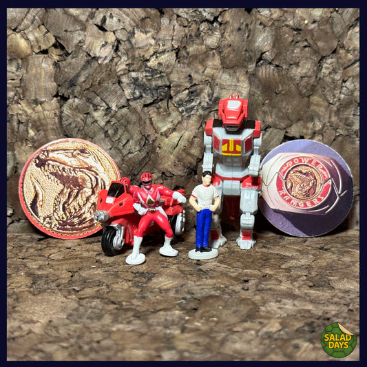 Mighty Morphin Power Rangers -Pack #1 Red Ranger- Micro Machines