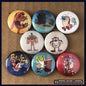 Ren & Stimpy -Buttons- 8 Pack