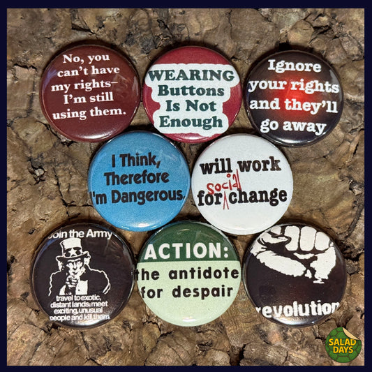 Revolution -Buttons- 8 Pack