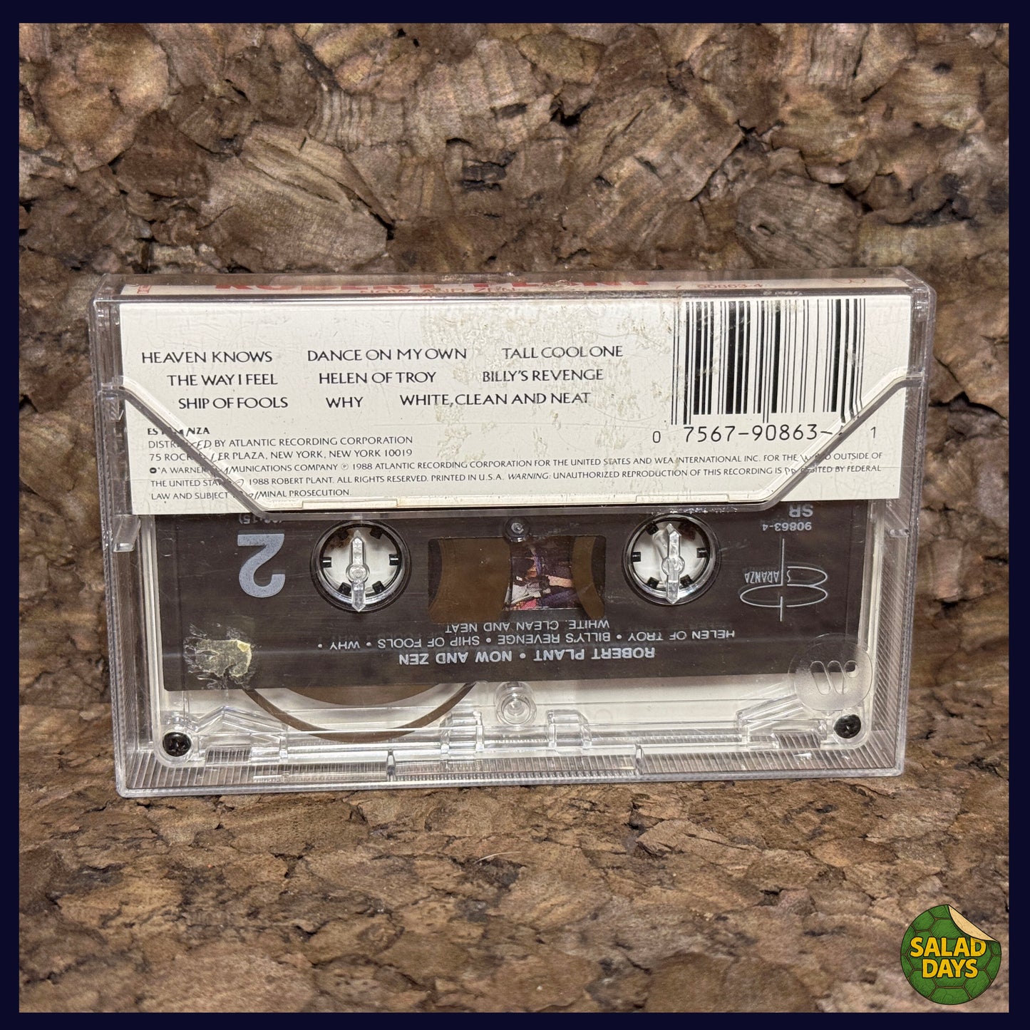 Robert Plant -Cassette Tape- Now & Zen