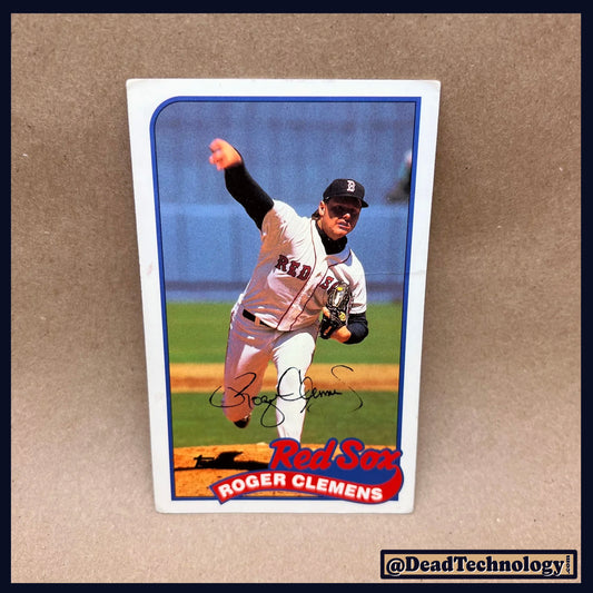 Roger Clemens -Topp's Baseball Talk Card- Baseball Card