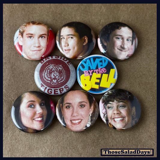 Saved By The Bell -Buttons- 8 Pack