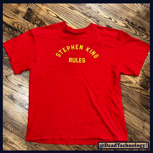 Stephen King Rules -XL- T-Shirt