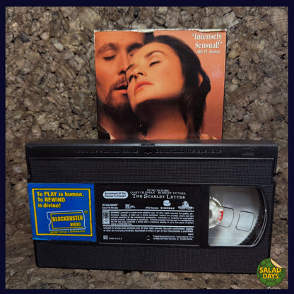 Scarlet Letter -VHS- Blockbuster Rental