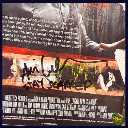 Scarred -DVD- Signed by Ari Lehman/First Jason