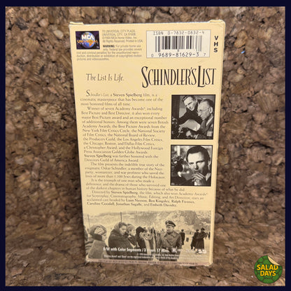 Schindler's List -VHS-