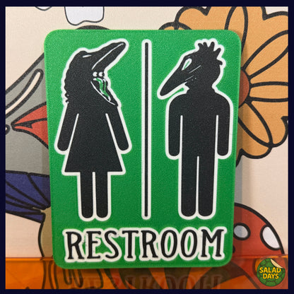 Bathroom Sign -Beetlejuice-