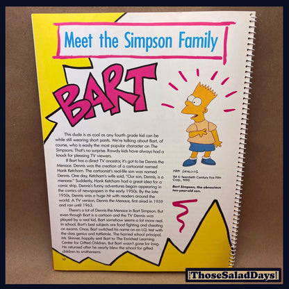The Simpsons -Simpson's Mania- History of TV's First Family Book