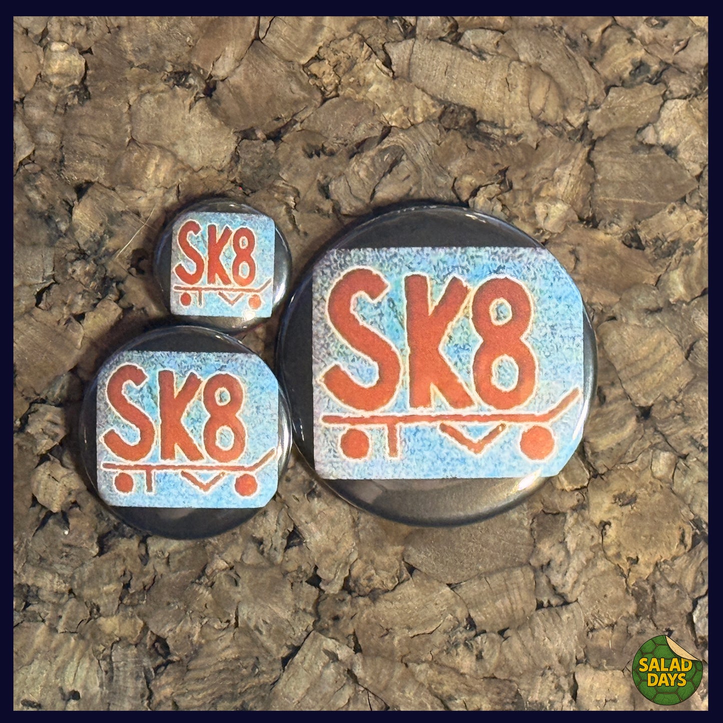 Skate or Die -Button/Bottle Opener- SK8TV