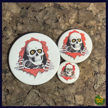 Skate or Die -Button/Bottle Opener- Bones