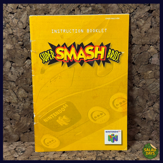 Super Smash Bros -Nintendo 64- Manual