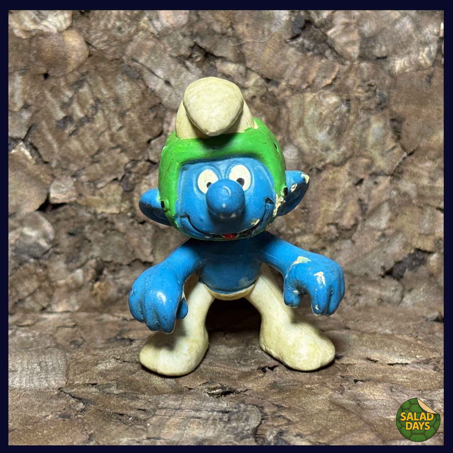 Smurfs -Green Wrestler- PVC Toy