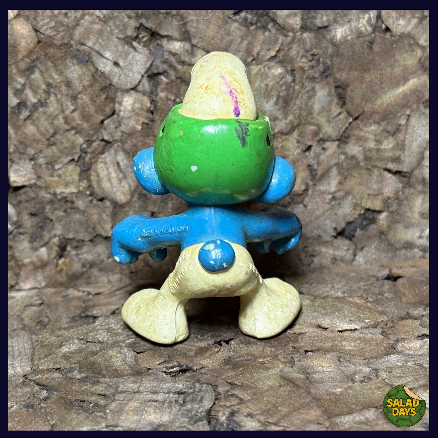 Smurfs -Green Wrestler- PVC Toy