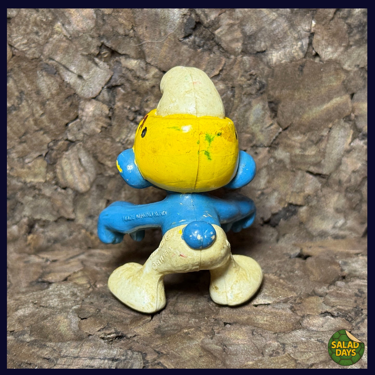 Smurfs -Yellow Wrestler- PVC Toy