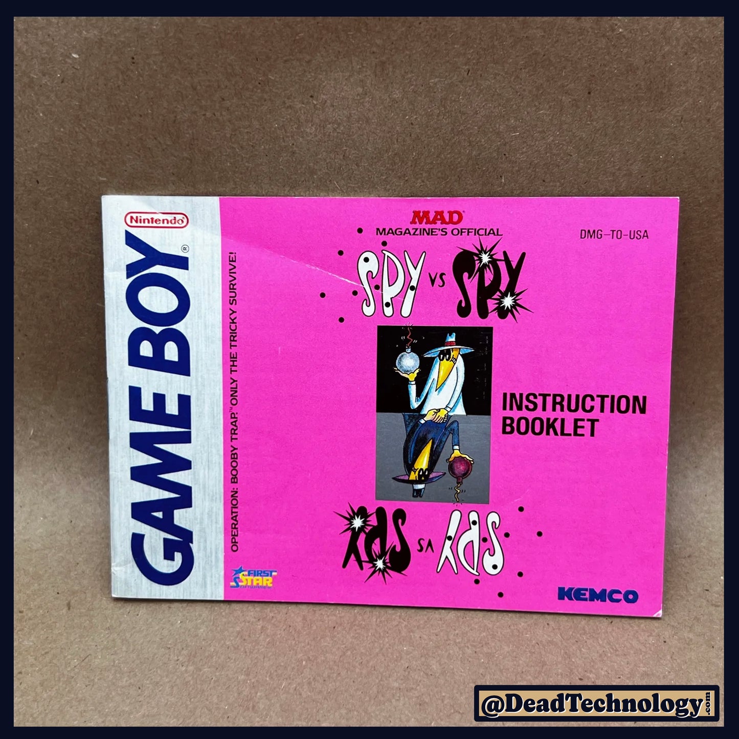Spy Vs Spy: Operation Boobytrap -GameBoy- Manual
