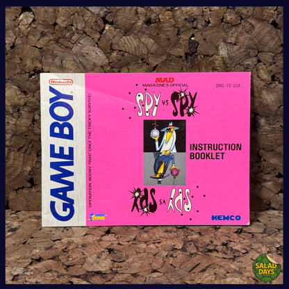 Spy Vs Spy: Operation Boobytrap -GameBoy- Manual