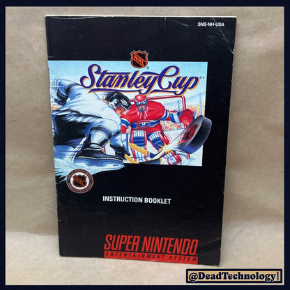 Stanley Cup -Super Nintendo- Manual