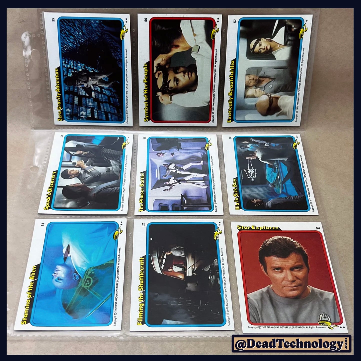 Star Trek: The Movie -Trading Cards- Complete Set