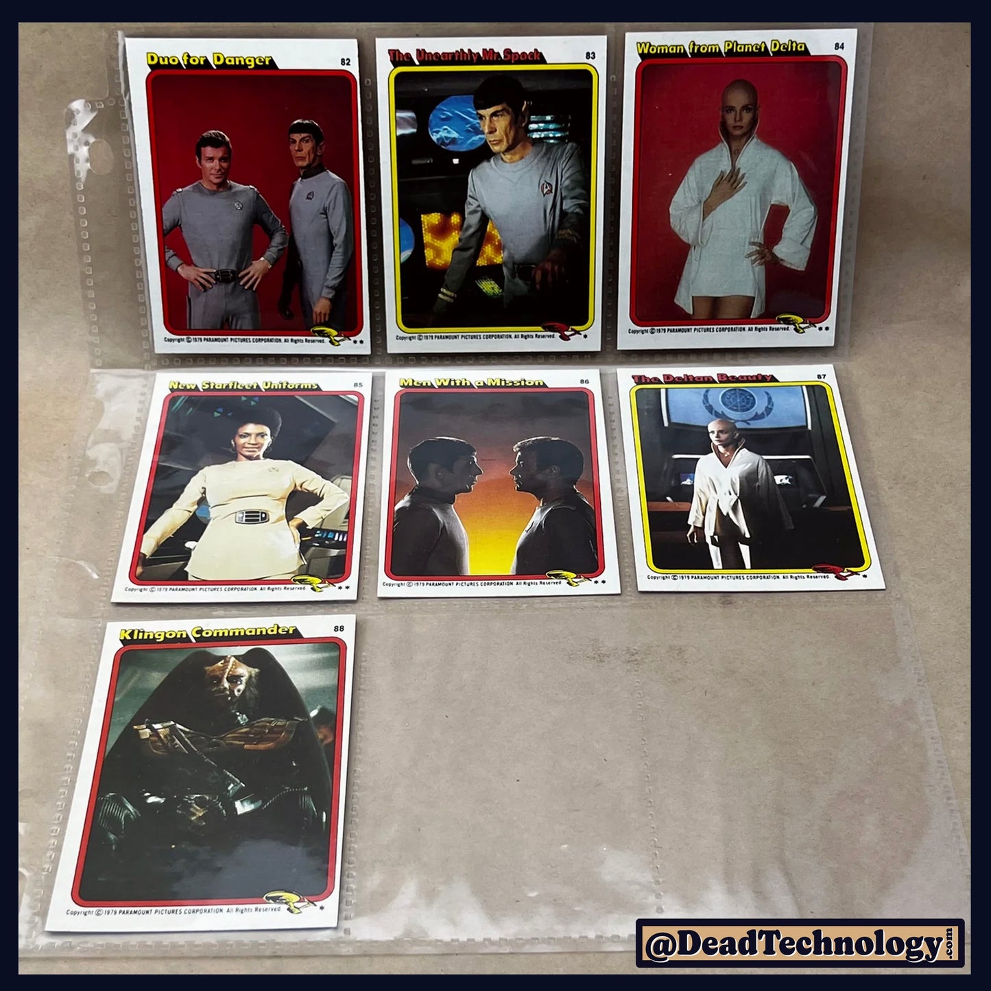 Star Trek: The Movie -Trading Cards- Complete Set