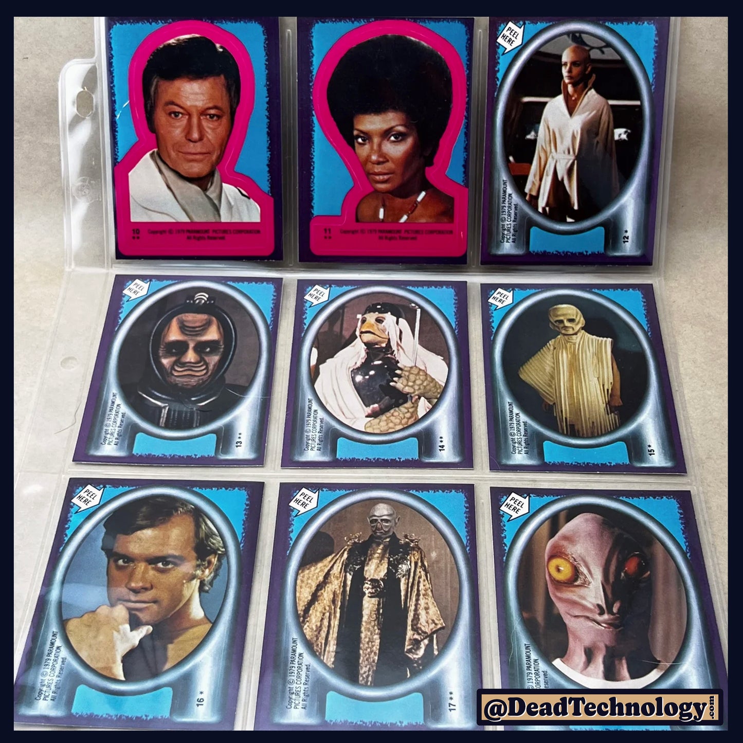 Star Trek: The Movie -Trading Cards- Complete Set