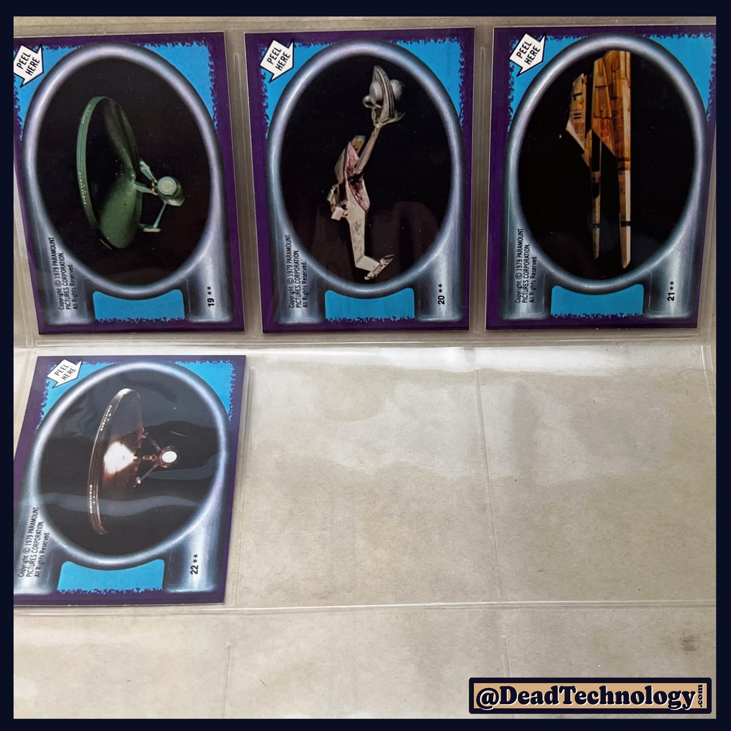 Star Trek: The Movie -Trading Cards- Complete Set