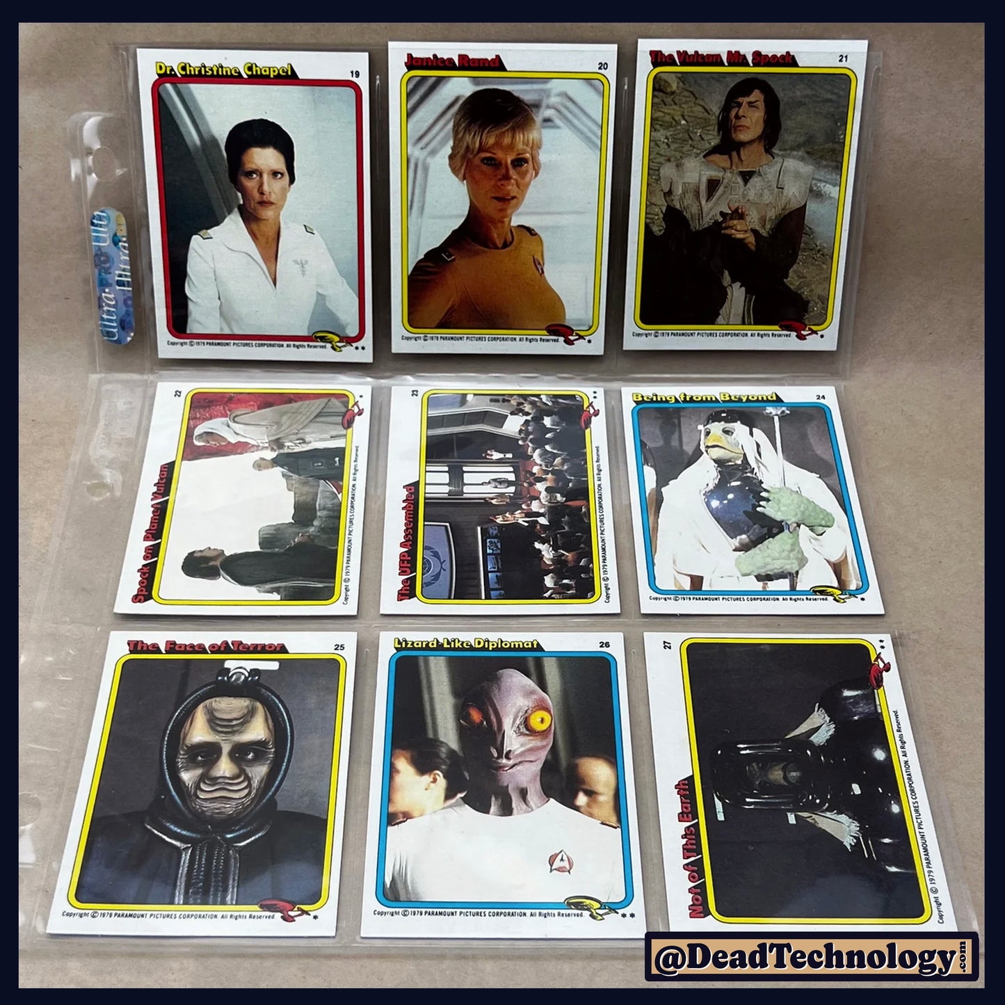 Star Trek: The Movie -Trading Cards- Complete Set