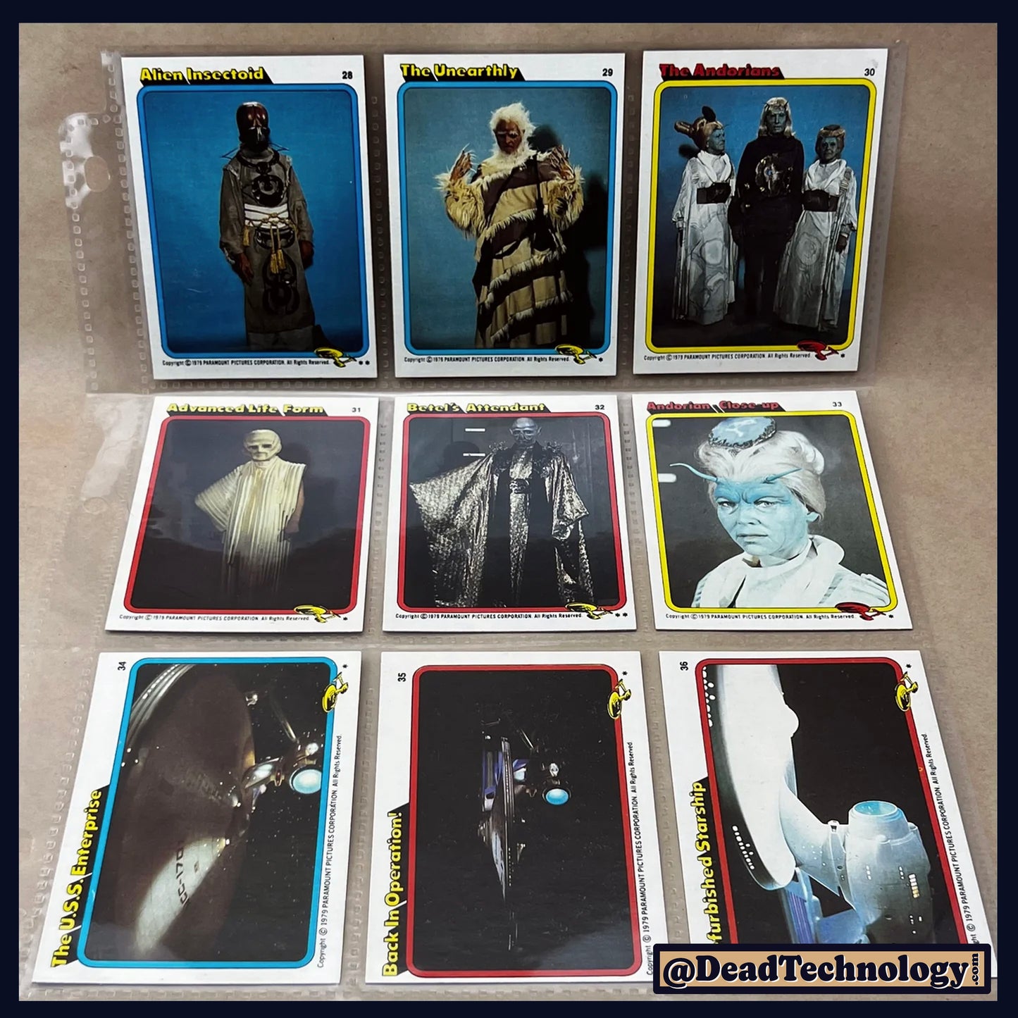 Star Trek: The Movie -Trading Cards- Complete Set