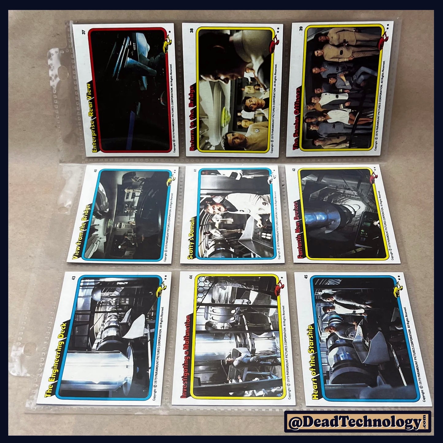 Star Trek: The Movie -Trading Cards- Complete Set