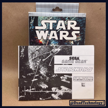 Star Wars -Box & Manual Only- Sega Game Gear